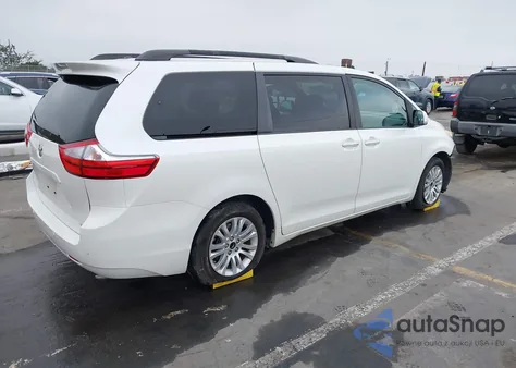 2015 Toyota Sienna Xle Premium 8 Passenger из США, поврежденный, VIN 5TDYK3DC5FS683080
